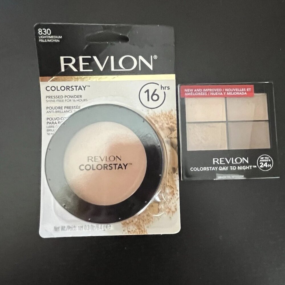 Revlon Colorstay Pressed Powder And Revlon Colorstay Day To Night Palette